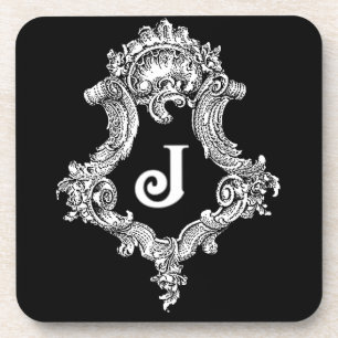 Posavasos J Monograma inicial