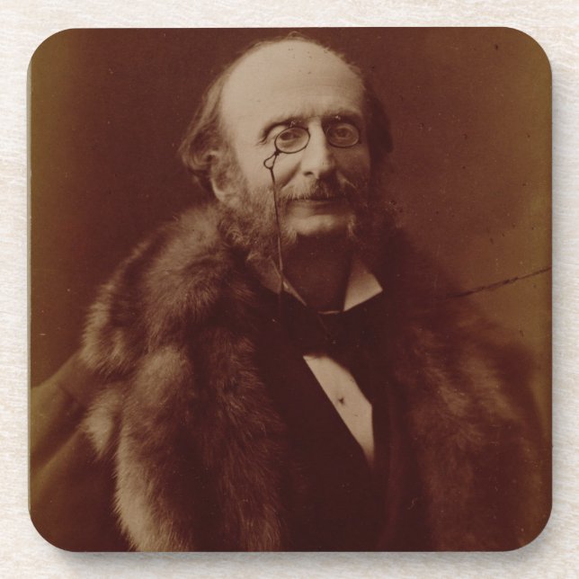 Posavasos Jacques Offenbach (1819-80), compositor alemán, (Frente)
