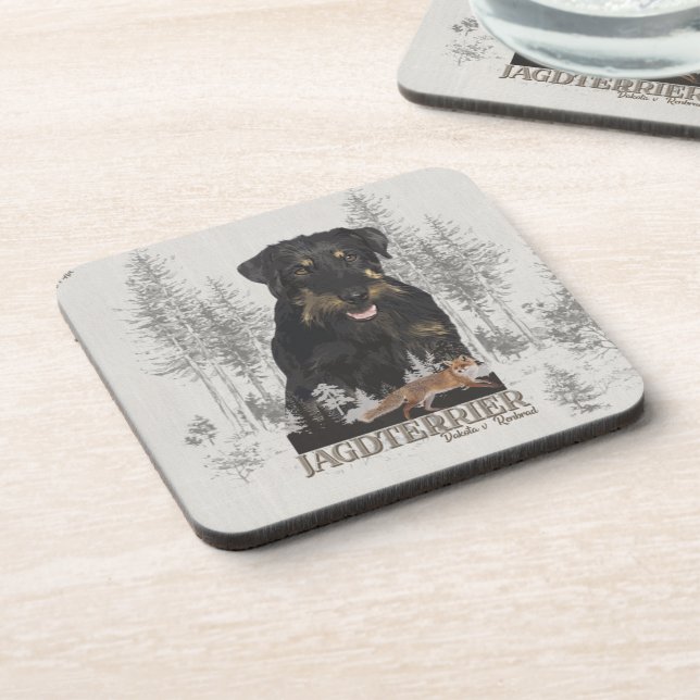 Posavasos Jagdterrier Dakota v. Renbrad Faux Canvas Print Ac (Lado Izquierdo)