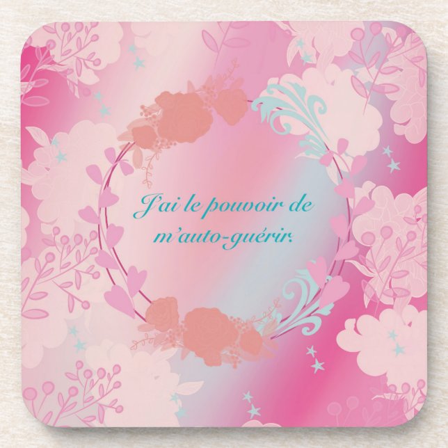 Posavasos J'ai le pouvoir de m'auto-guérir (Frente)