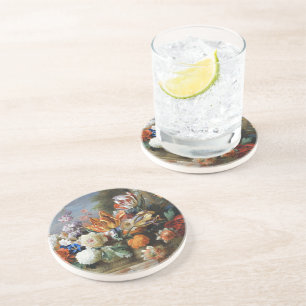 Posavasos Jakob Bogdani Tulips Peonies y otras flores