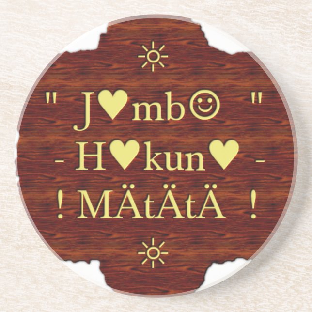 Posavasos jambo Hakuna Matata día Regalos.png (Frente)