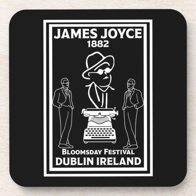 Posavasos James Joyce Dublin Irlanda (Frente)