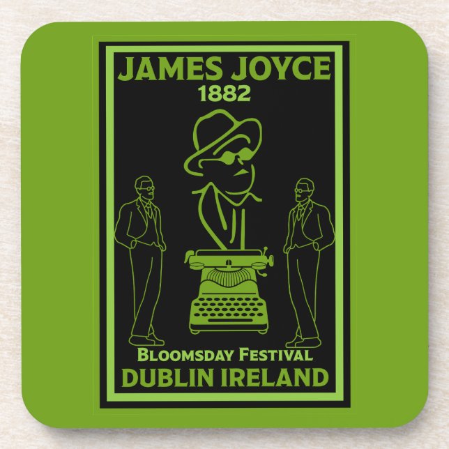 Posavasos James Joyce Dublin Irlanda (Frente)