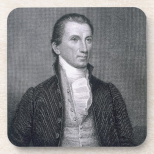 Posavasos James Monroe, grabado por Asher Brown Durand (1796
