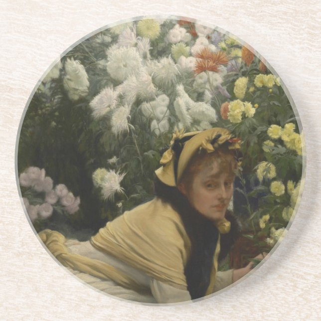 Posavasos James Tissot Chrysanthemums (Frente)
