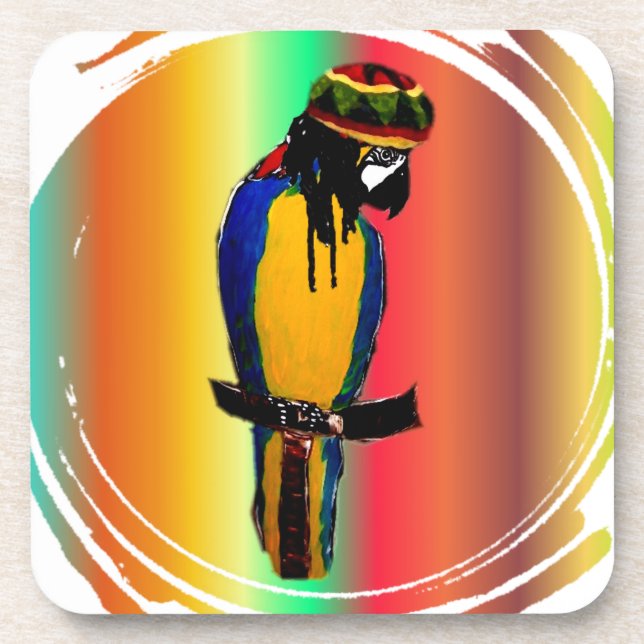 POSAVASOS JAMMIN PARROT (Frente)