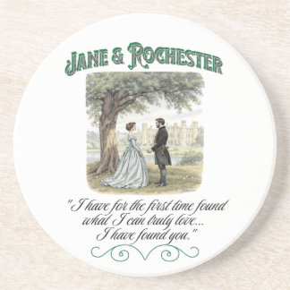 Posavasos Jane & Rochester Thornfield Hall Romantic Quote 