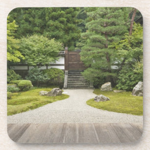 Posavasos Japón, Kioto, Jardín del Templo Sennyuji