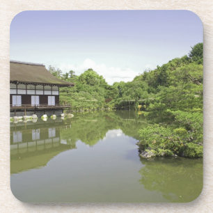 Posavasos Japón, Kioto, Jardín Japonés del Santuario Heia