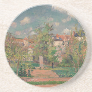 Posavasos Jardín a plena luz del sol, Camille PIssarro, 1876