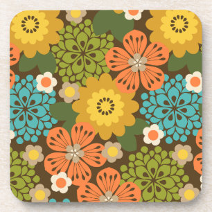 Posavasos Jardín Allana Floral Gráfico Hawaiano - Cálido