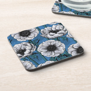 Posavasos Jardín anémico blanco