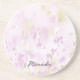 Posavasos Jardín de Boho de Floral de verano de primavera co