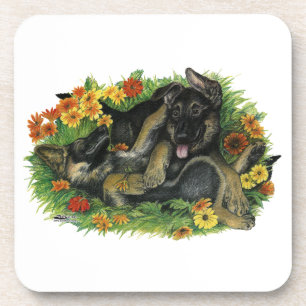 Posavasos Jardín de cachorros