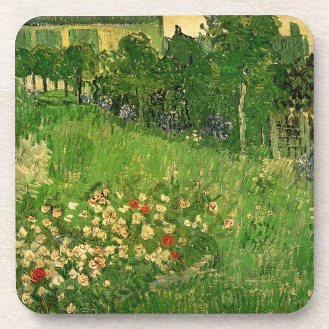 Posavasos Jardín de Daubigny por Vincent van Gogh, Le Jardin (Frente)