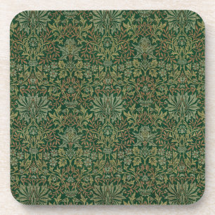 Posavasos Jardín de flores William Morris - Verdes