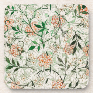 Posavasos Jardín de Jazmín Flor Clásica de William Morris