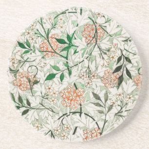Posavasos Jardín de Jazmín Flor Clásica de William Morris