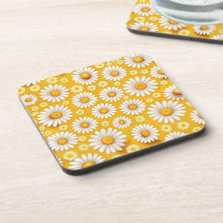 Posavasos Jardín de margaritas doradas