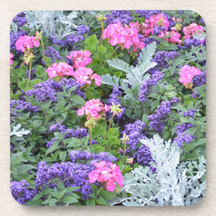 Posavasos Jardín de primavera colorido