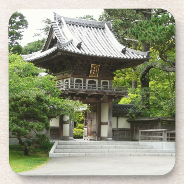 Posavasos Jardín de té japonés en San Francisco (Frente)