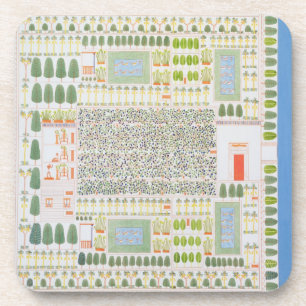 Posavasos Jardín de un alto dignatario egipcio, de