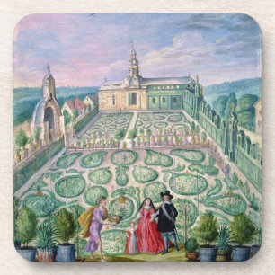 Posavasos Jardín holandés, 1650 (w/c en el papel)