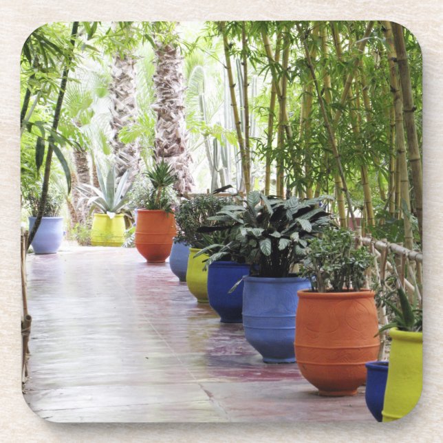 Posavasos Jardin Majorelle, Majorelle Garden, ahora público (Frente)