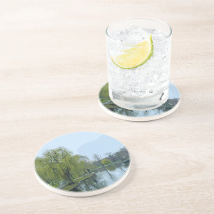 Posavasos Jardín Público de Boston Massachusetts Pintura