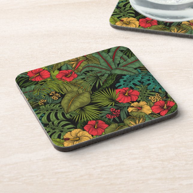 Posavasos Jardín tropical (Lado Izquierdo)