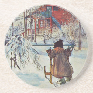 Posavasos Jardín y casa del lavado