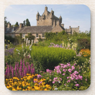 Posavasos Jardines hermosos y famoso castillo en Escocia