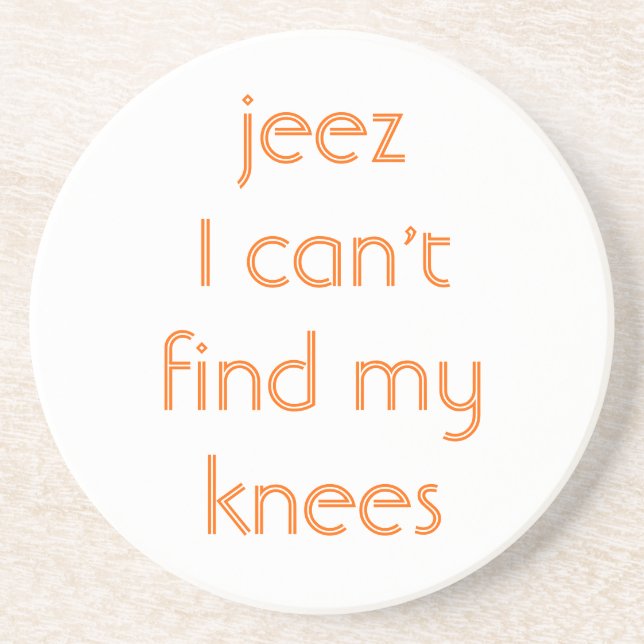 Posavasos Jeeze, mis rodillas (Frente)