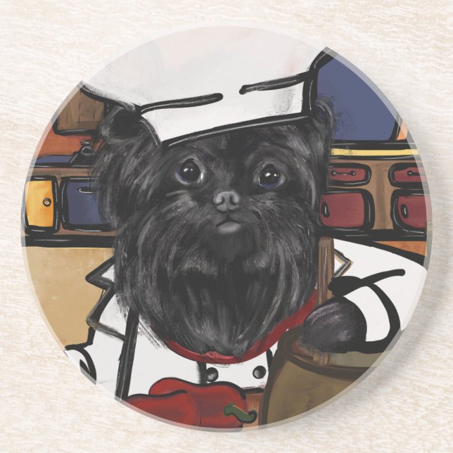 Posavasos Jefe Affenpinscher         (Frente)