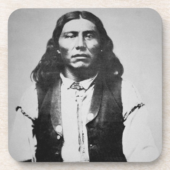 Posavasos Jefe de Naiche (d.1874) de los apaches de (Frente)