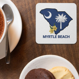 Posavasos Jessamina Amarilla de la flor del estado de la ban