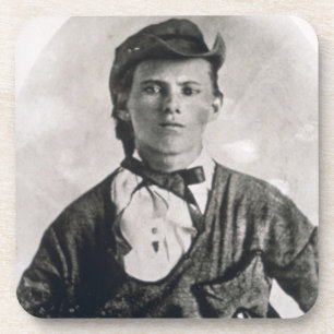 Posavasos Jesse Woodson James (foto de b/w)