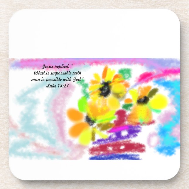 Posavasos Jesús ama  (Frente)