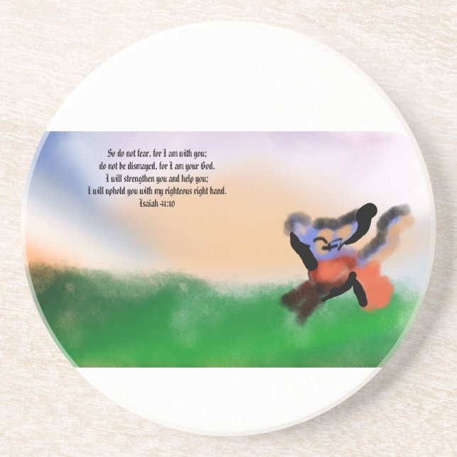 Posavasos jesús aquí  (Frente)