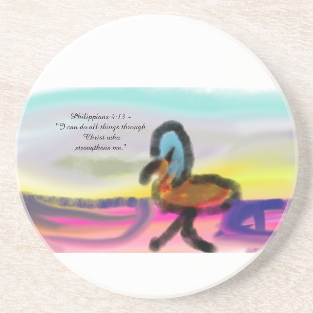 Posavasos Jesús con nosotros  (Frente)
