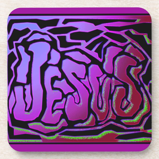 Posavasos Jesús Graffiti Personalizar (Frente)