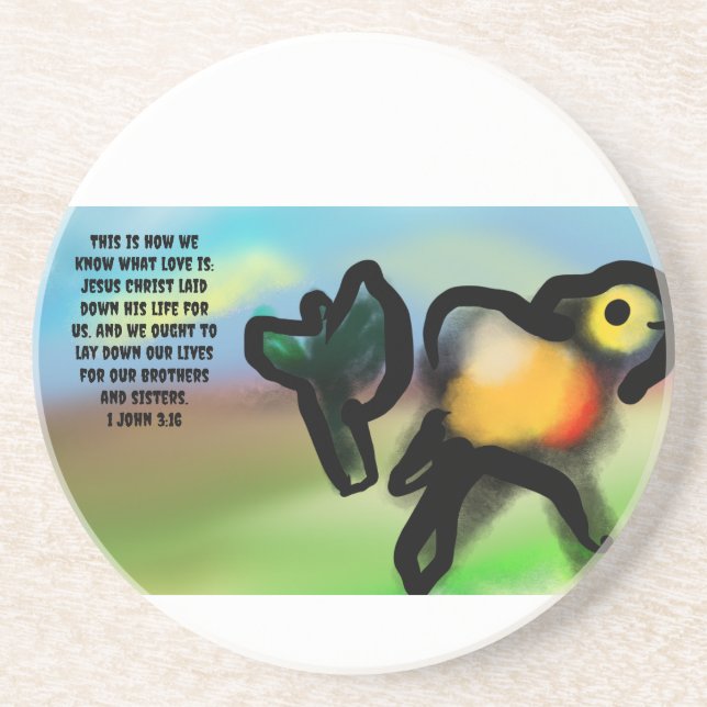 Posavasos jesus here us  (Frente)