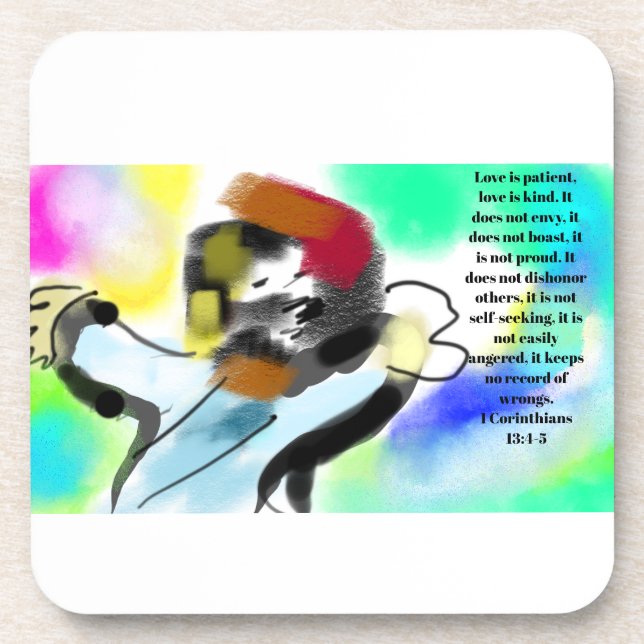 Posavasos jesus love  (Frente)