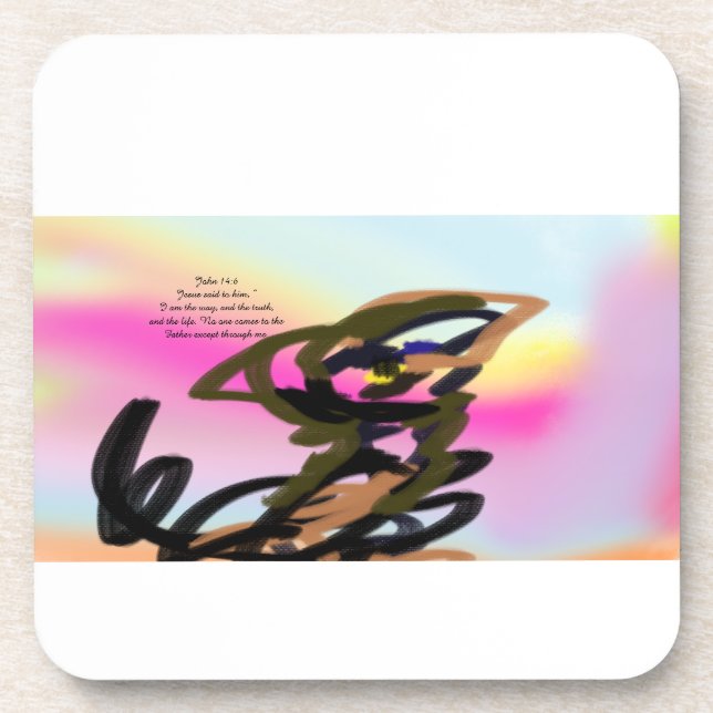 Posavasos jesus love (Frente)