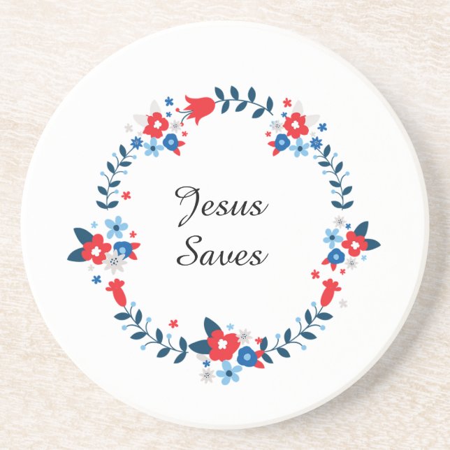 Posavasos Jesús salva (Frente)