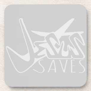 POSAVASOS JESUS SAVES GRAFFITI