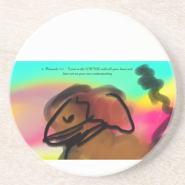 Posavasos Jesús te ama (Frente)