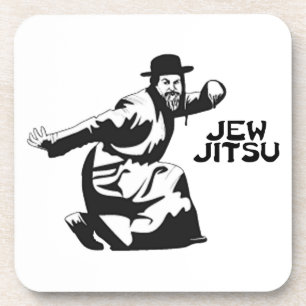 Posavasos Jew Jitsu Coasters   Judía Bar Mitzvah Regalos