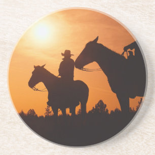 Posavasos jinete a caballo Sandstone Coaster